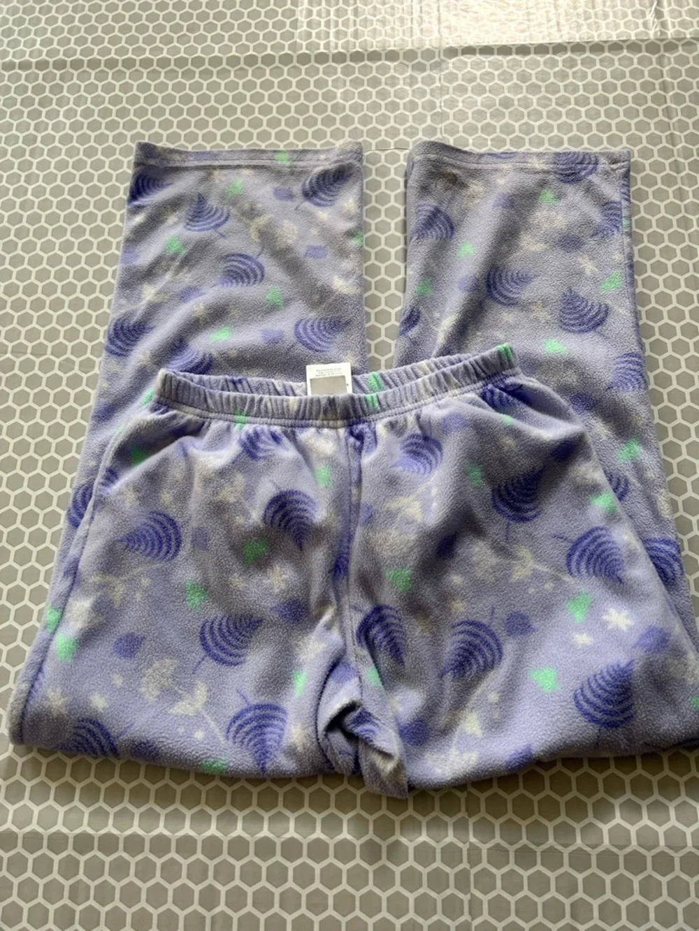Disney Purple and Lavender Frozen Fleece Pajama Set. Size 10